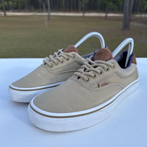 Vans Other - Vans Era 59 Mens 7.5 / Womens 9 Tan C&L Low Top Frost Chevron Classics Leather